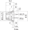 M16 IP40 Flanschstecker – Bild 3