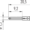 Crimp-Stift-Kontakt für Serie 581/423 – Bild 2