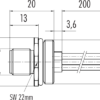 M12-S Flanschstecker – Bild 3
