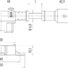 M12-A Einbaustecker – Bild 2