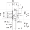 M12-B Flanschstecker – Bild 3