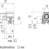 M8 Flanschstecker – Bild 3