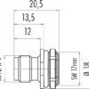 M12-B Flanschstecker – Bild 3