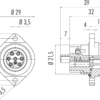 RD24 Flanschstecker – Bild 3