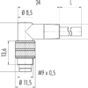 M9 IP67 Winkelstecker – Bild 3
