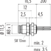 M8 Flanschstecker – Bild 3