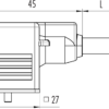 Bauform A Magnetventilsteckdose – Bild 3