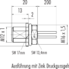 M12-A Flanschstecker – Bild 3